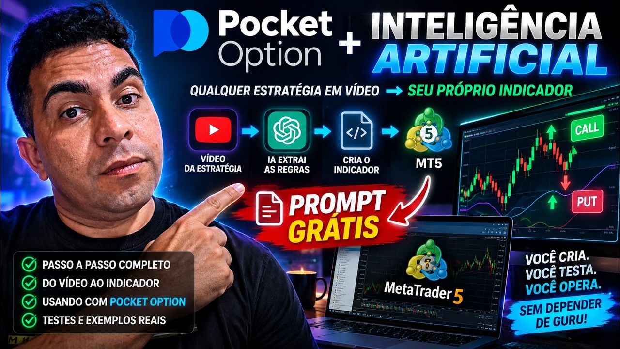Criando um indicador MT5 com Inteligência Artificial a partir de uma estratégia de vídeo do YouTube