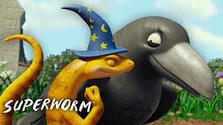 The Lizard Has A Plan To Capture Superworm! @GruffaloWorld: Compilation