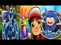 SONIC DASH SLUGGER SONIC  VS Oddbods Turbo Run Halloween PoGo VS Subway Surfers  Gameplay HD