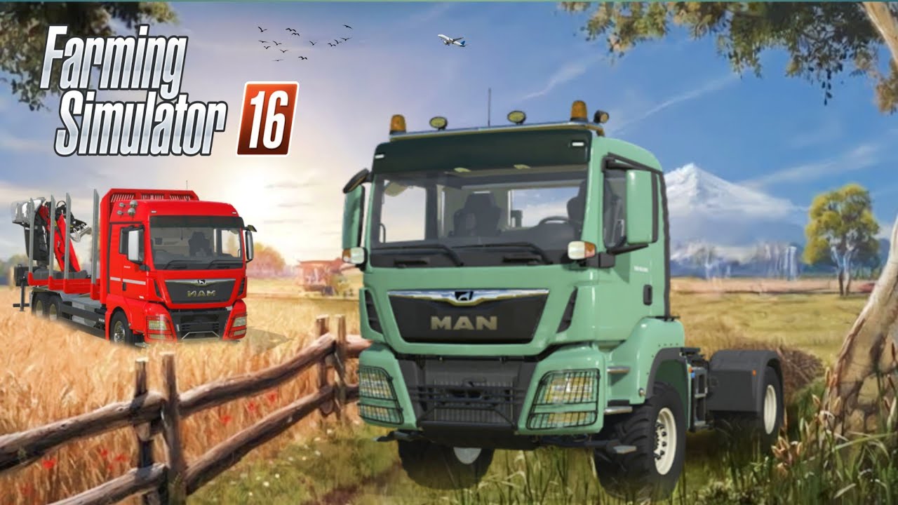 Farming Simulator 16 Wheat Harvest & Grass Moving Fs16 | Timelapse ...