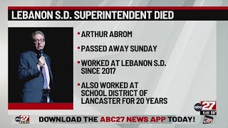 Lebanon S.D. Superintendent died