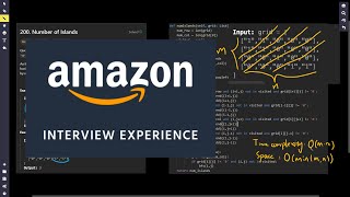 Amazon interview Question Leetcode 200  Number of Islands