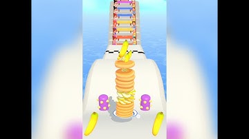 panCake Run! level 1/2/3/4 all complete gameplay (Android iOS)  new update game. mobile game #Funny