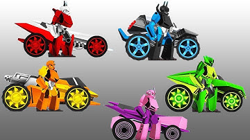 Automatrons 2: Shoot and Drive - Robot Car Transformation Race #2 | Eftsei Gaming