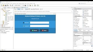 Tutorial Desain User Interface Form Login Java Swing