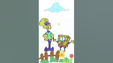 spongebob and squidward #shorts #puzzle #spongebob #viralshorts