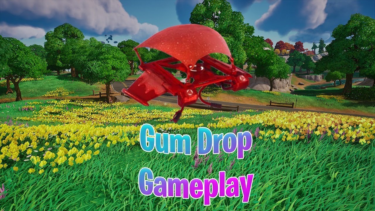 Fortnite Gum Drop Glider Gameplay YouTube