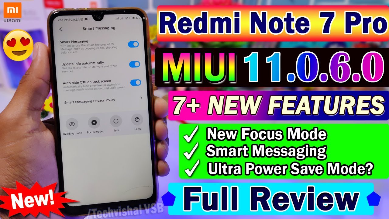 Redmi Note 7 Pro MIUI 11.0.6.0 Update Full Review | 7+ New Features ...