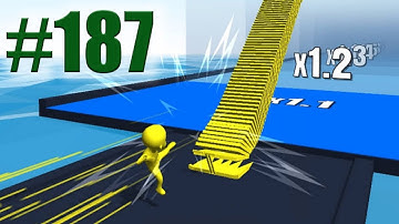 Stack Colors - Gameplay ( Level 187 ) Walkthrough