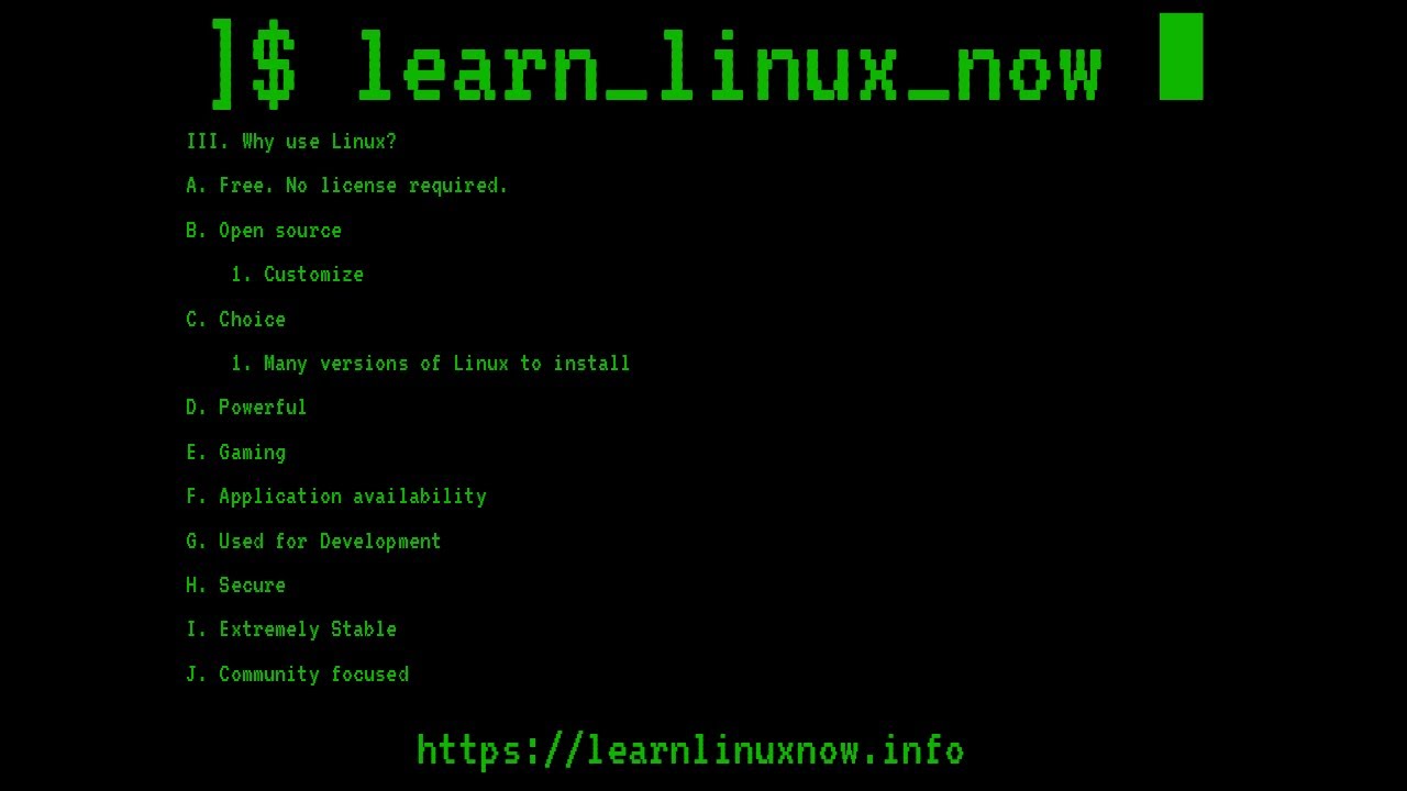 Learn Linux Now - Session 3 - Why use Linux? - YouTube