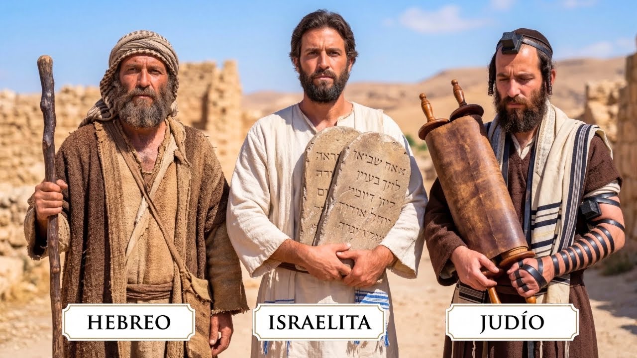 ¿Cuál es la Diferencia Entre HEBREUS, ISRAELITAS y JUDÍOS? ¿Qué dice la Bíblia?