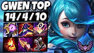 Gwen vs Irelia [ TOP ] Lol Korea Master Patch 14.6 ✅