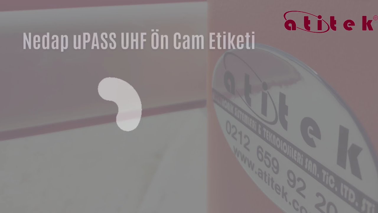 Ürünlerimiz | Nedap uPASS UHF Ön Cam Etiketi