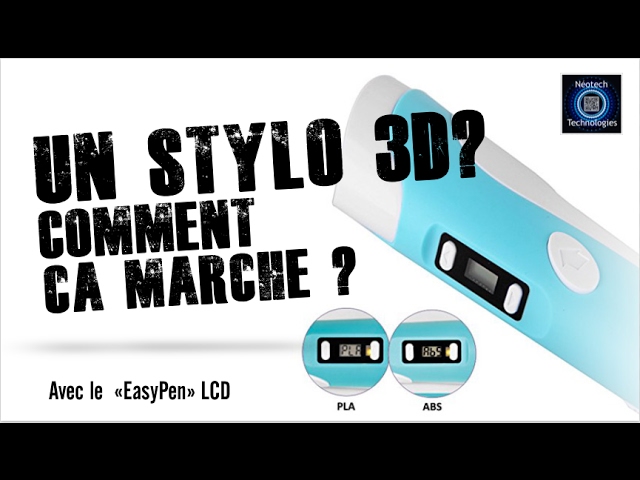 Stylo 3D d'impression professionnel MYNT3D avec Maroc