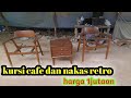 1 model kursi cafe dan nakas retro minimalis desain modern 2020