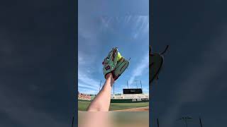 I’m not risking my face here 🤣🥎 #slowpitchsoftball #baseball #groundball #badhop