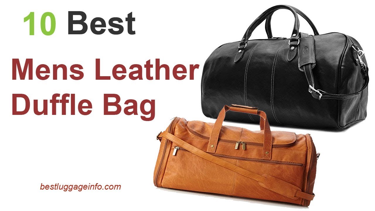 Best Mens Leather Duffle Bag | Ten Best Carry On Designer Mens Travel Business Bags. - YouTube
