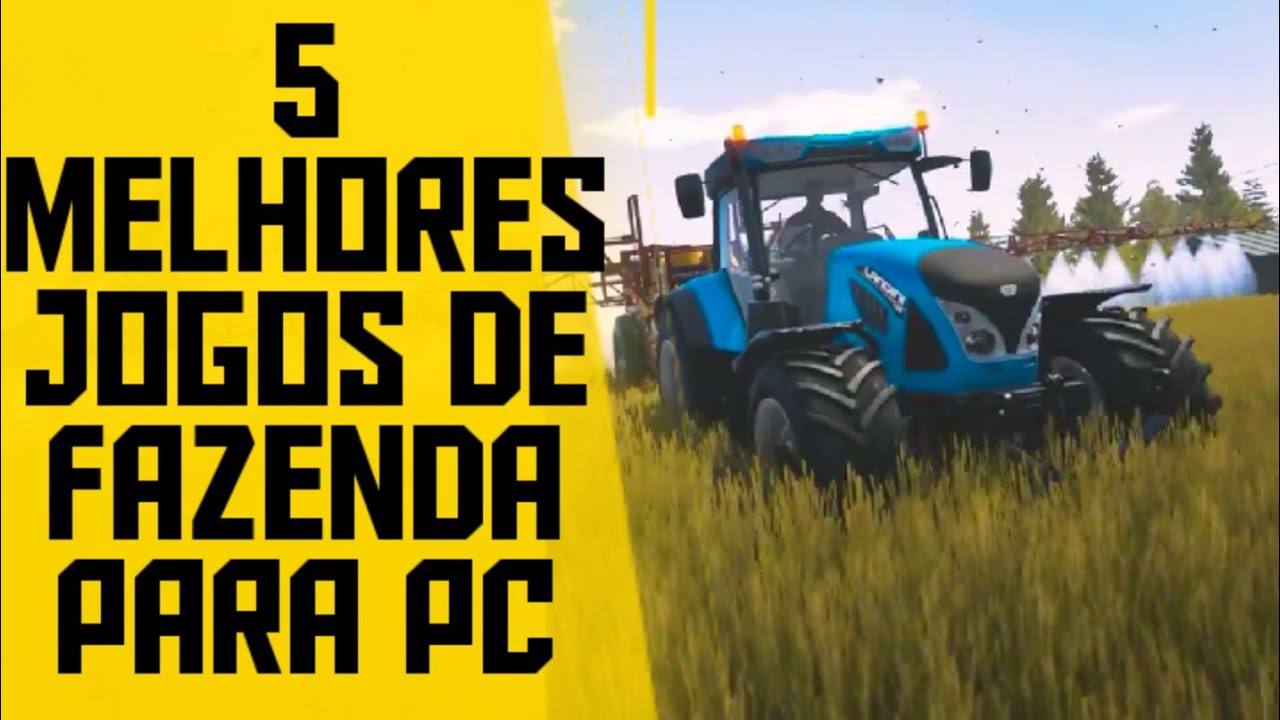 OS 5 MELHORES JOGOS DE FAZENDA para ANDROID - Simuladores de Fazenda  Perfeitos 