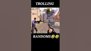 TROLLING RANDOM TEAMMATES IN VALORANT 🤣🤣#valorant #grim #funny