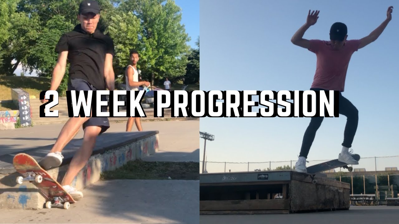 2 Week Skateboarding Progression YouTube