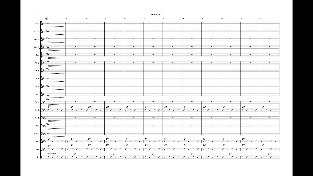 This Band Needs a Blues, Blues - Grade 3 swing by Paul Baker