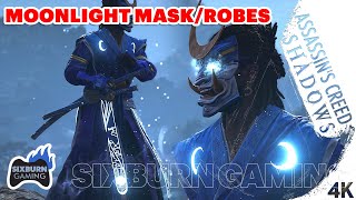 Assassin's Creed Shadows Moonlight Crescent Mask & Robes Cosmic Harmony Decoration Sun and Moon Pack