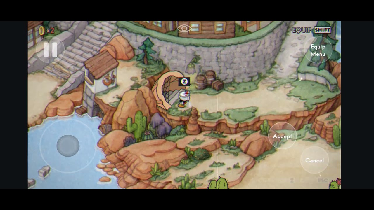 Cuphead mobile para de falar 31/35