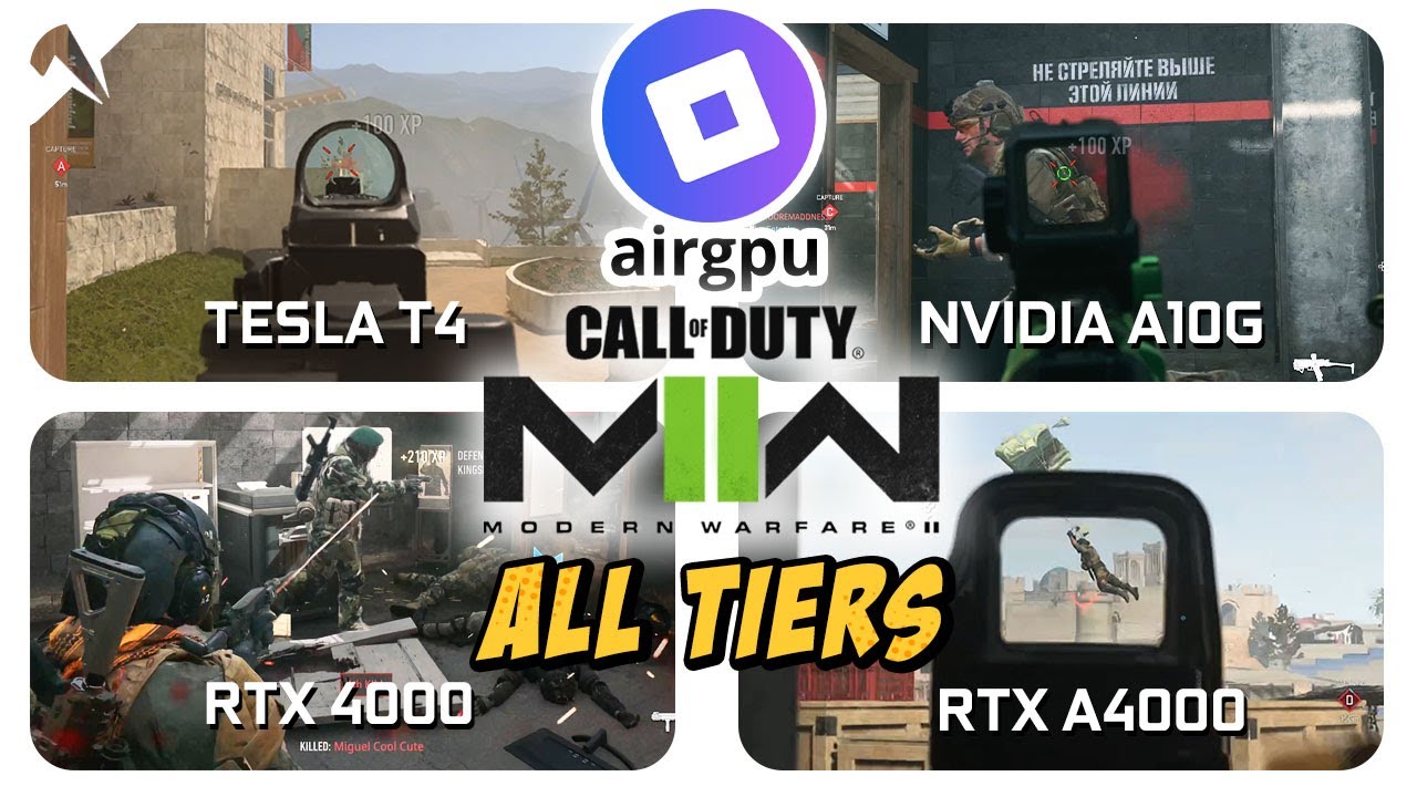 Airgpu MODERN WARFARE 2 Beta on AirGPU Cloud Gaming | ALL Nvidia Tiers - YouTube