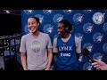 “It Feels Good To Have Our Whole Squad.” | Maya Caldwell & Nia Coffey Shootaround Sound | 08.06.26