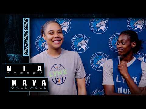 “It Feels Good To Have Our Whole Squad.” | Maya Caldwell & Nia Coffey Shootaround Sound | 08.06.26