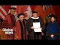 Dr. Doug Ford receives honorary degree from U.S. university, warns on tariffs