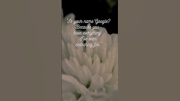 Excuse me, is your name google??? #shorts #love #pickuplines