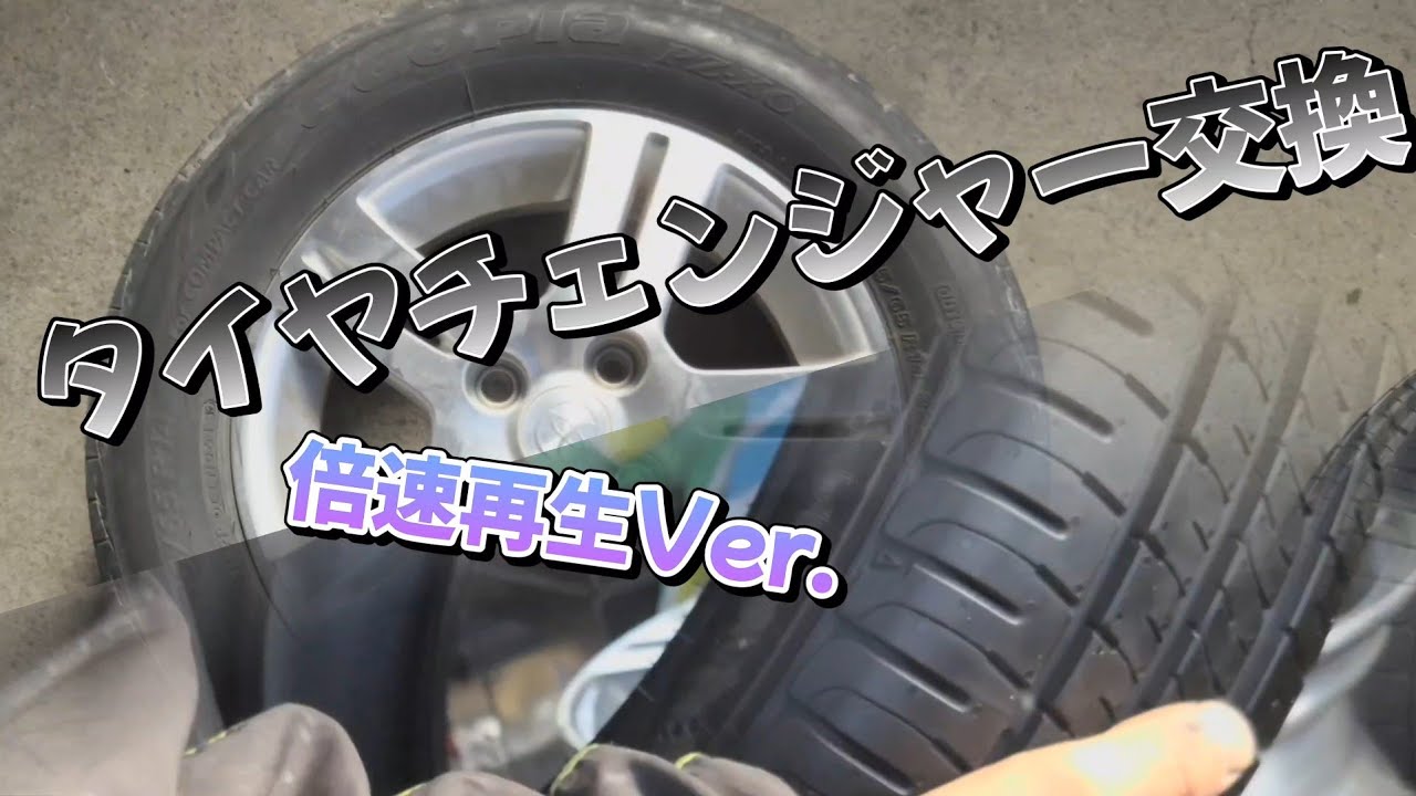 タイヤチェンジャー　実働 Changing rear tires using a manual tire changer ZX-12R Magazine
