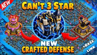 NEW TH18 CRAFTED DEFENSE BASES WITH LINKS | UNBEATABLE TH18 WAR & CWL BASES (2026) screenshot 4