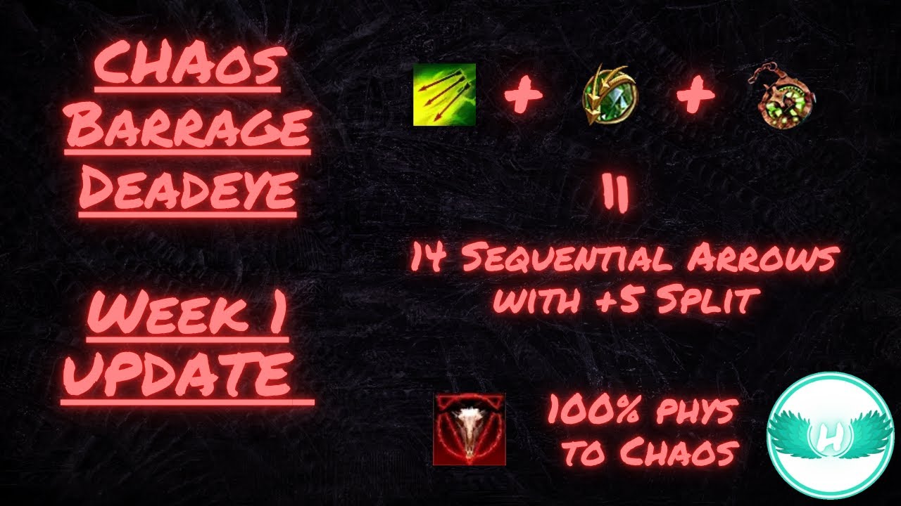 3.27 Week 1 - Chaos Barrage Deadeye