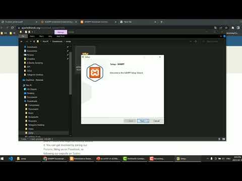 1. Site web Dynamique PHP: Installation de XAMPP (by El Amrani)