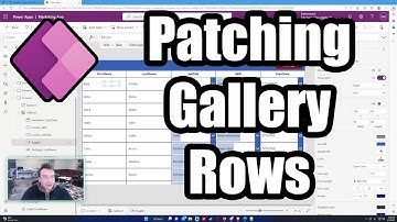 How to Patch All Gallery Row Data in Power Apps With a Button | Excel Like Grid | 2023 Tutorial
