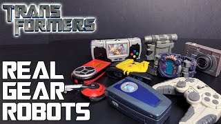 Transformers 2007 Movie Real Gear Robots