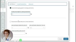 Canvas: Assigning an automatic grade for missing work