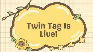 Twin Tag - Ayesha Firoz is live! 🙂💕