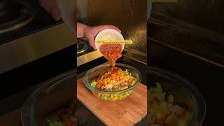 Quick chicken salad #salad #chickenrecipe #dinner #food #ytshorts #shortvideo #easyrecipe #healthy