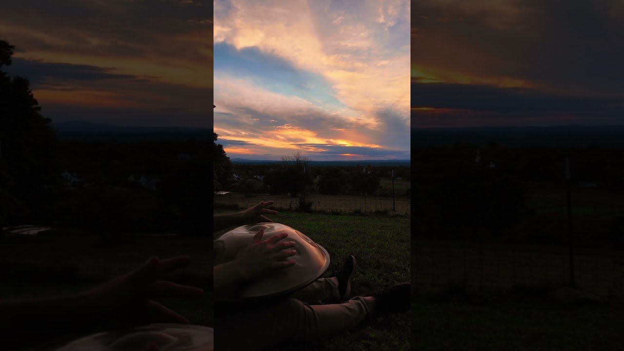 Healing 1234hz Handpan at Sunset- D Kurd