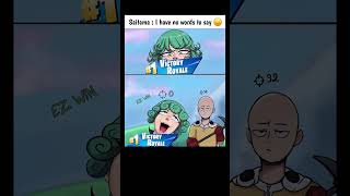 Tatsumaki : I love victory royale the most 😁 #anime #onepunchman #saitama #tatsumaki