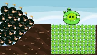 Angry Birds - 9999+ SHOCK WAVE BIRDS HIT 100 PIGGIES FAMILY! What's...