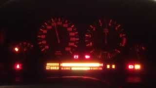 BMW E34 dashboard service mode