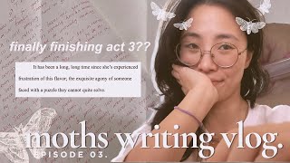  Writing Vlog Ep 03 I Finished Act 3 Of My Dark Academia Book 