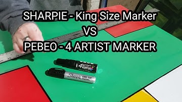 SHARPIE Marker VS PEBEO Marker