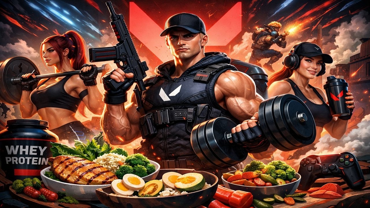 Valorant while you eat that precious protein:)