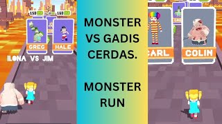 Monster Run:Cewe Cerdas Berlari dan  Belanjakan Uangnya Part 1-2#Monster Run #videogames screenshot 3