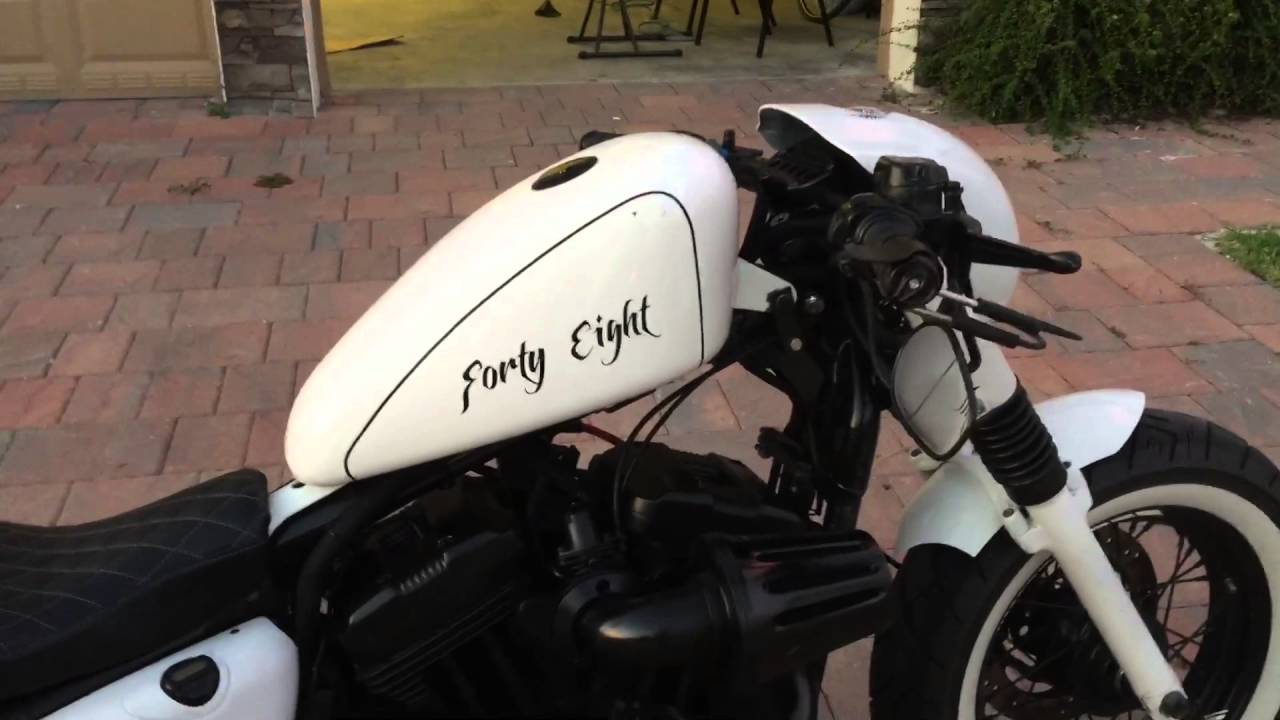 SPORTSTER 48 WIDE TIRE YouTube